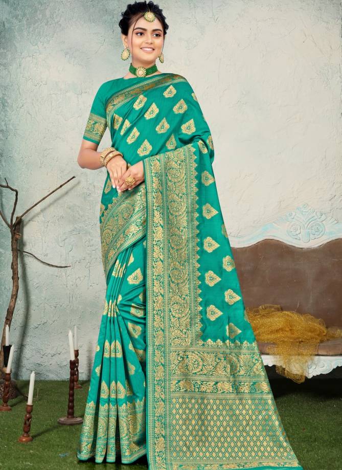 Santraj 1023 New Heavy Exclusive Wear Designer Fancy Banarasi Silk Saree Collection
